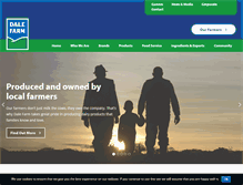 Tablet Screenshot of dalefarm.co.uk